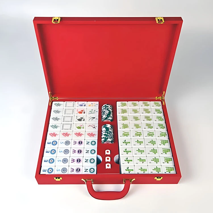 Red Charm-collectie Mahjong-set
